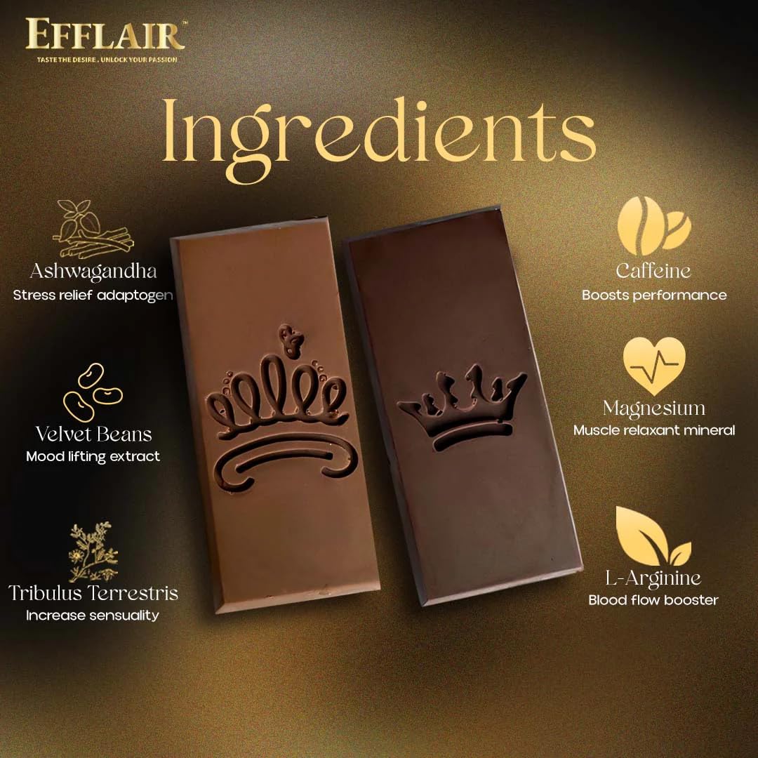 Efflair Aphrodisiac Chocolate for Men | 20g