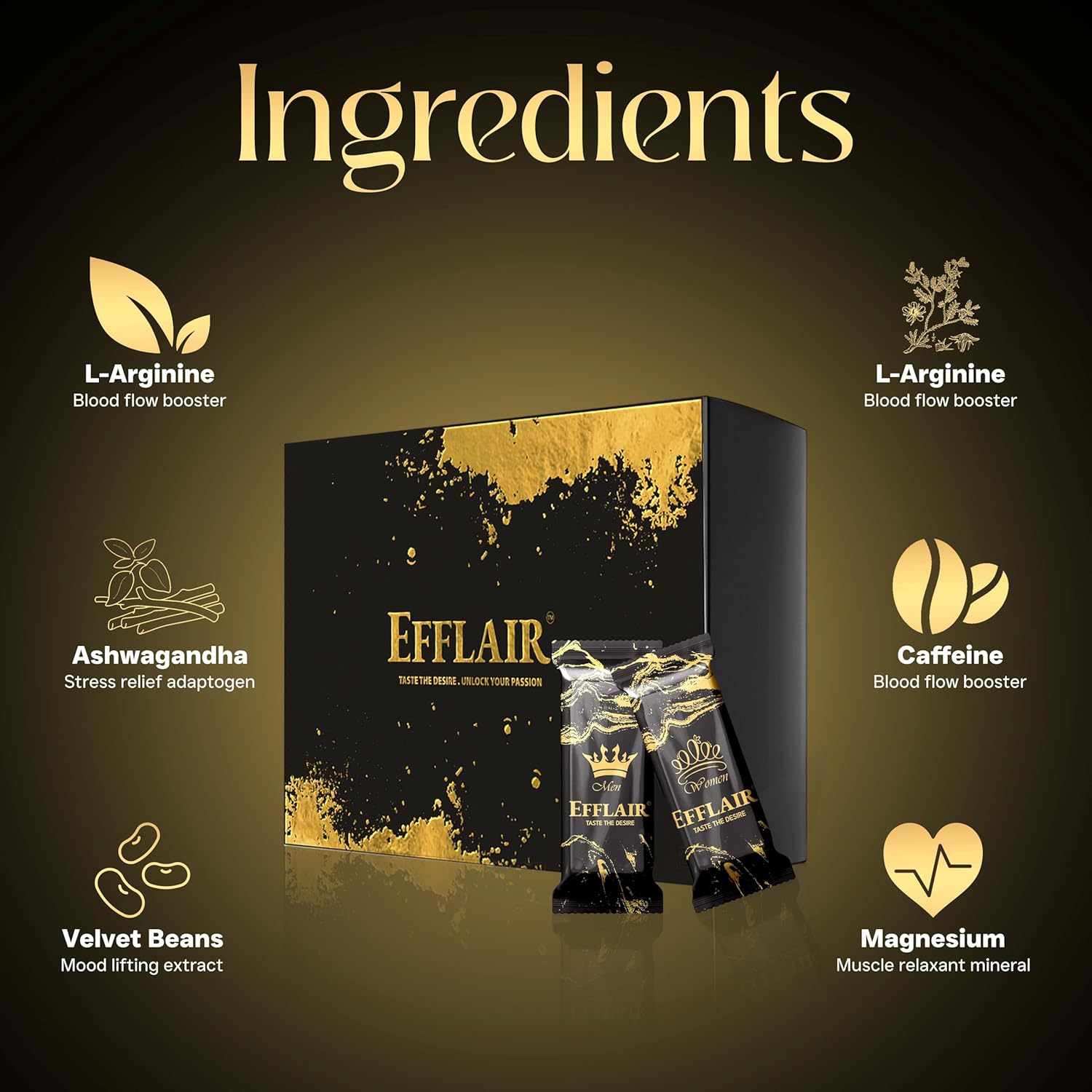 Efflair Aphrodisiac Chocolate for Men | 20g