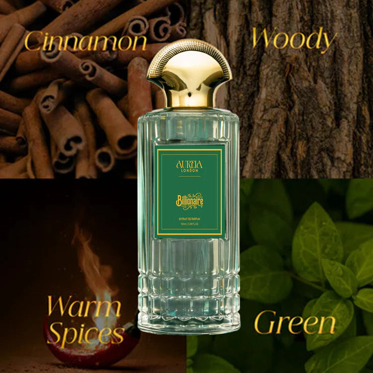 Billionaire By Aureia London | 48 Hours Long Lasting Extrait de Parfum | 30 ML