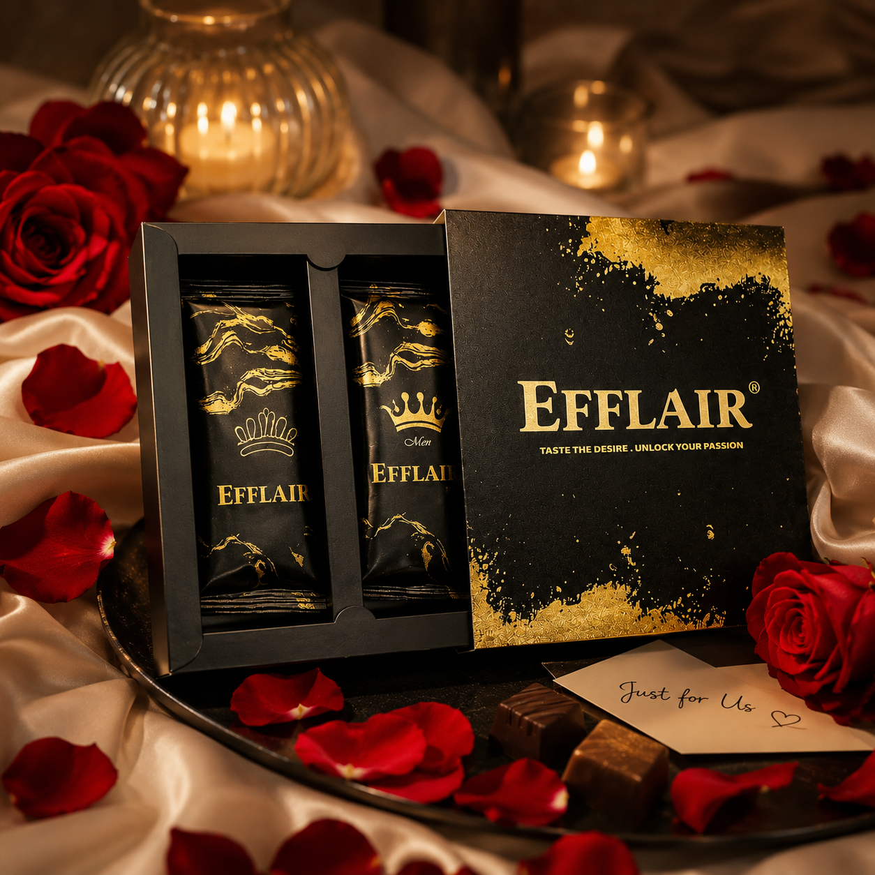 Efflair Aphrodisiac Chocolate for Men & Women | 2x20g