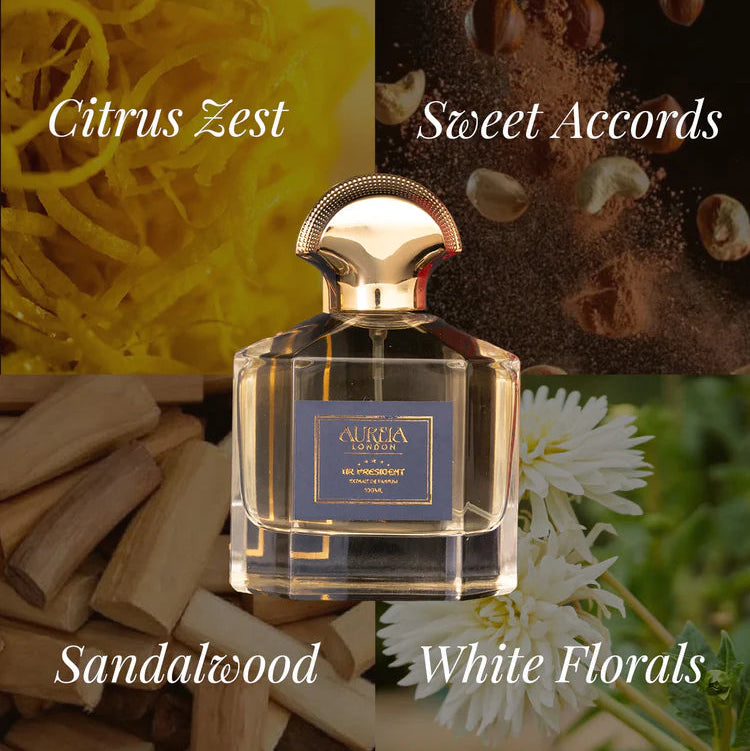 Mr President By Aureia London | 48 Hours Long Lasting Extrait de Parfum | 30 ML