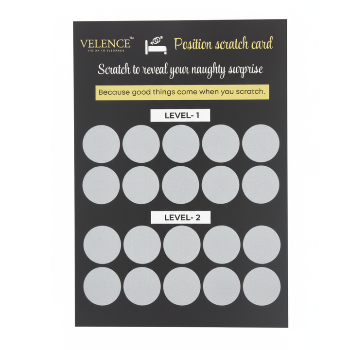Velence Position Scratch Card