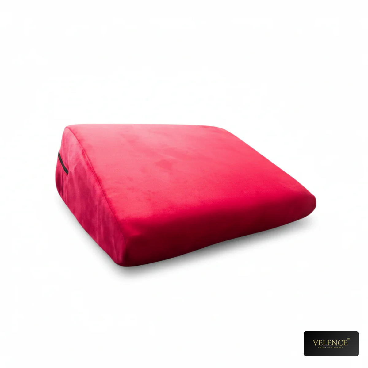 Triangle Love Pillow - Red By Velence - Velence India