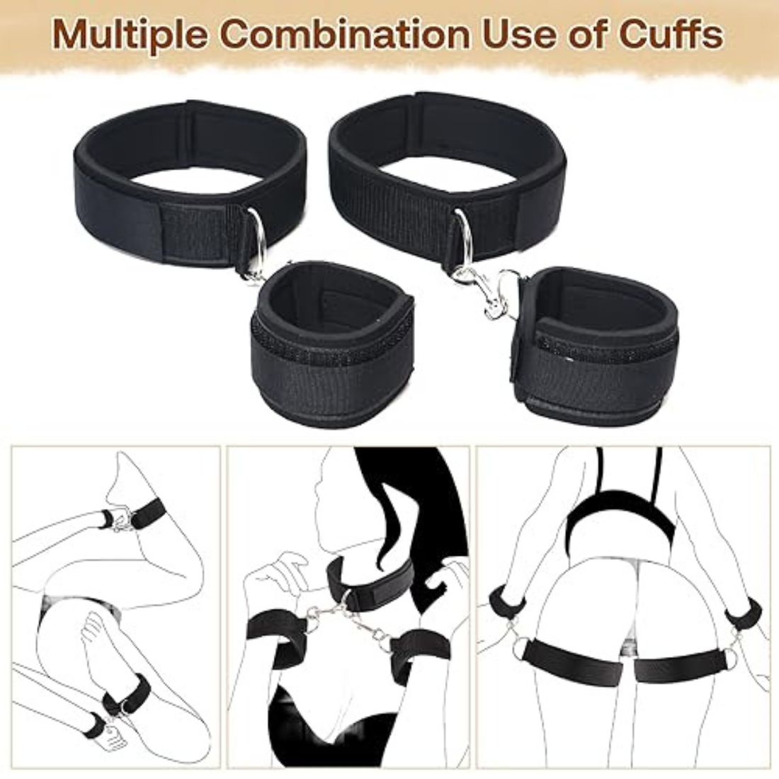 Velence Midnight Bond Cuffs