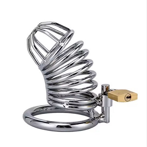 VELENCE Luv Steel Guard – Stainless Steel Male Chastity Cage with Secure Lock - Velence India