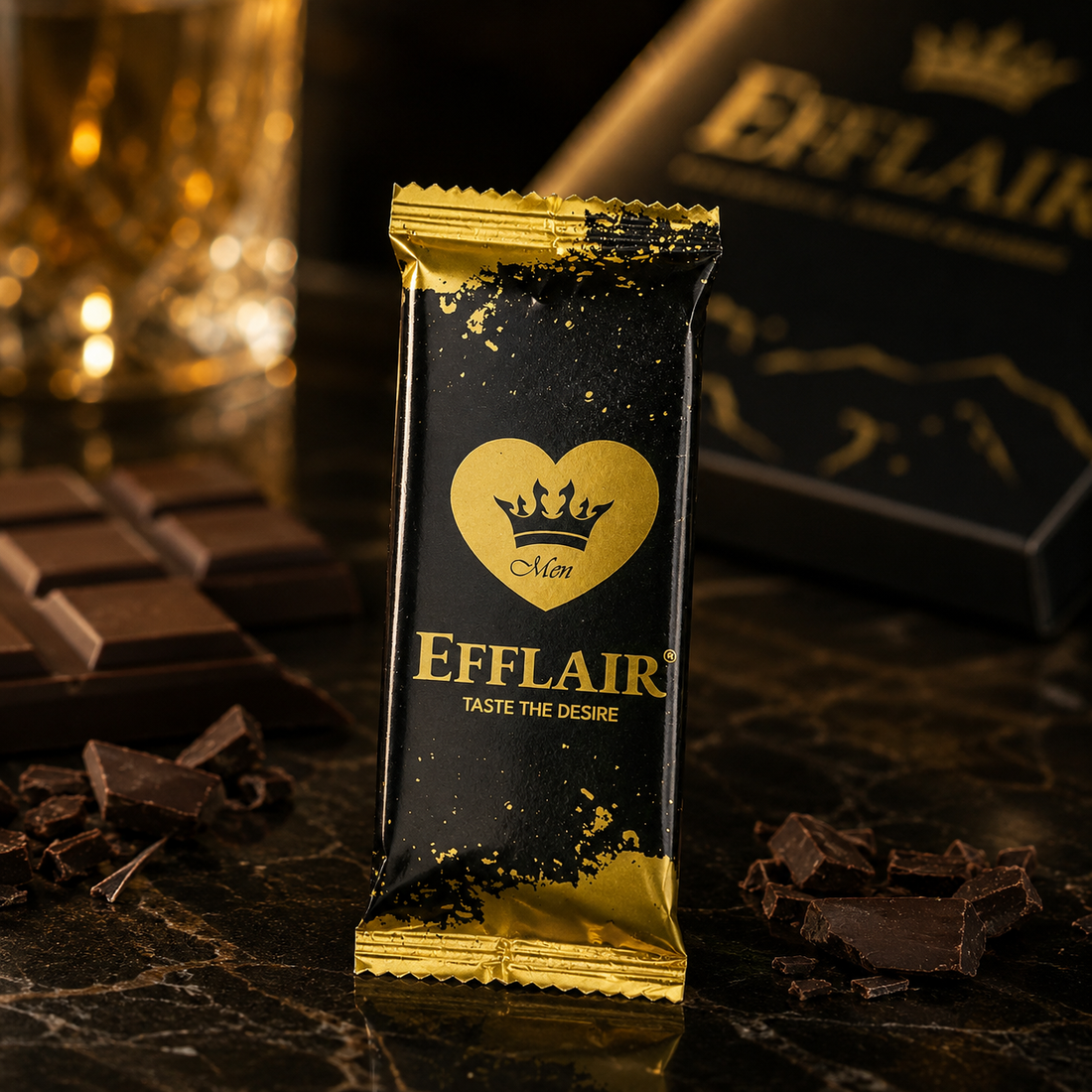 Efflair Aphrodisiac Chocolate for Men | 20g