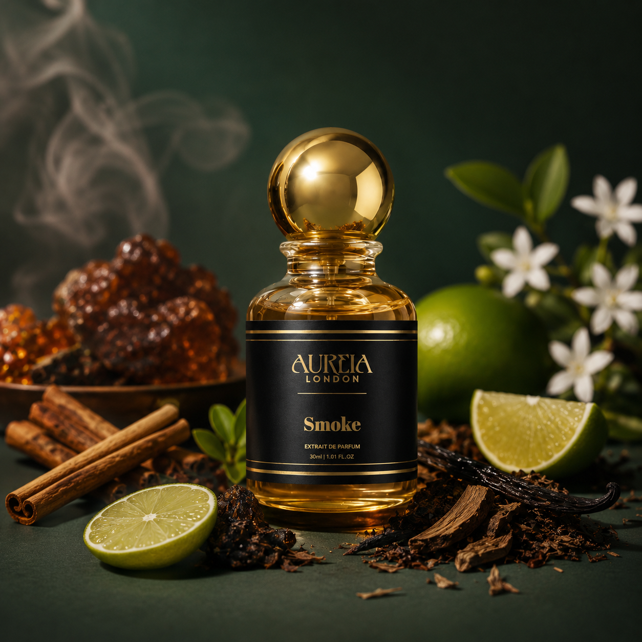 Smoke By Aureia London | 48 Hours Long Lasting Extrait de Parfum | 30 ML
